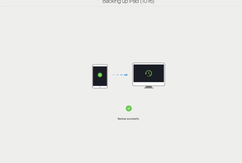 backup ipad caduto in acqua