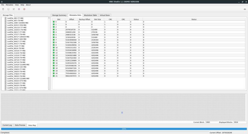 VBK Studio visualizzazione dei Root Nodes